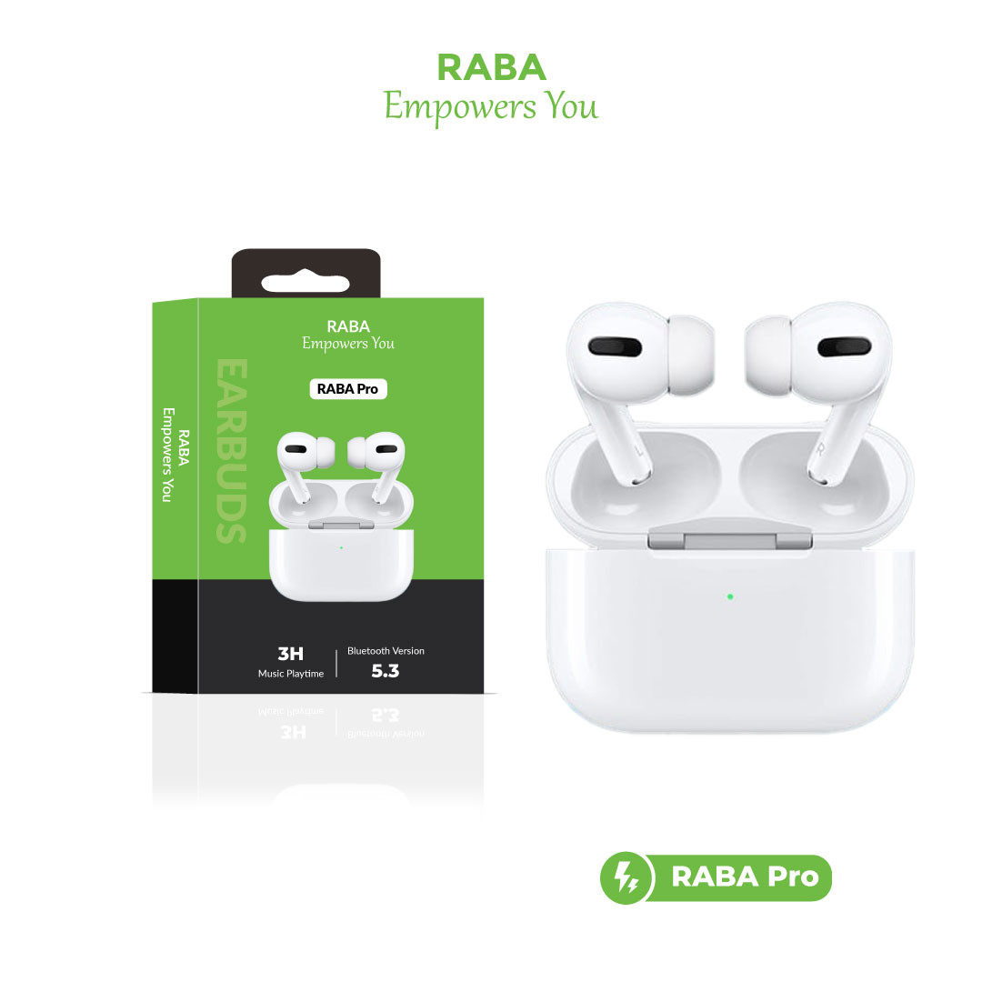 RABA Airpods Pro True Wireless Bluetooth Earbuds