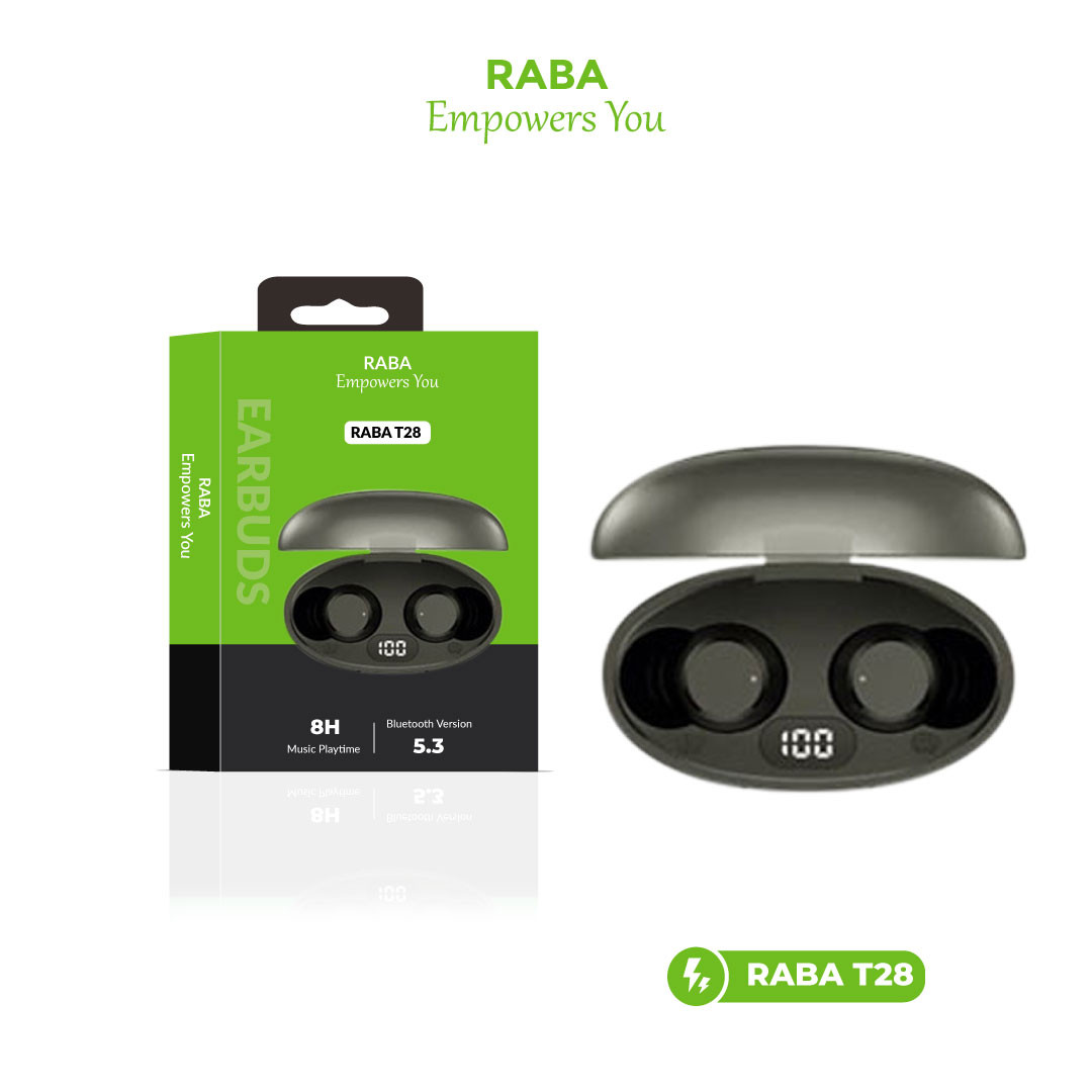 RABA TWS 28 Original True Wireless Bluetooth Earbuds